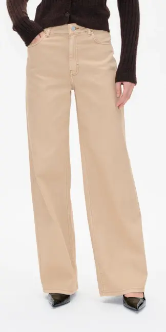 High-Rise Wide-Leg Jeans